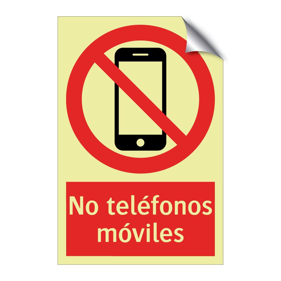 No teléfonos móviles
