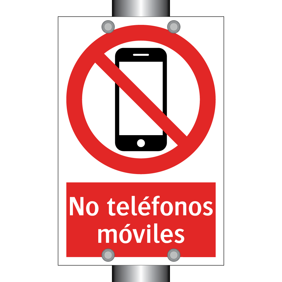 No teléfonos móviles