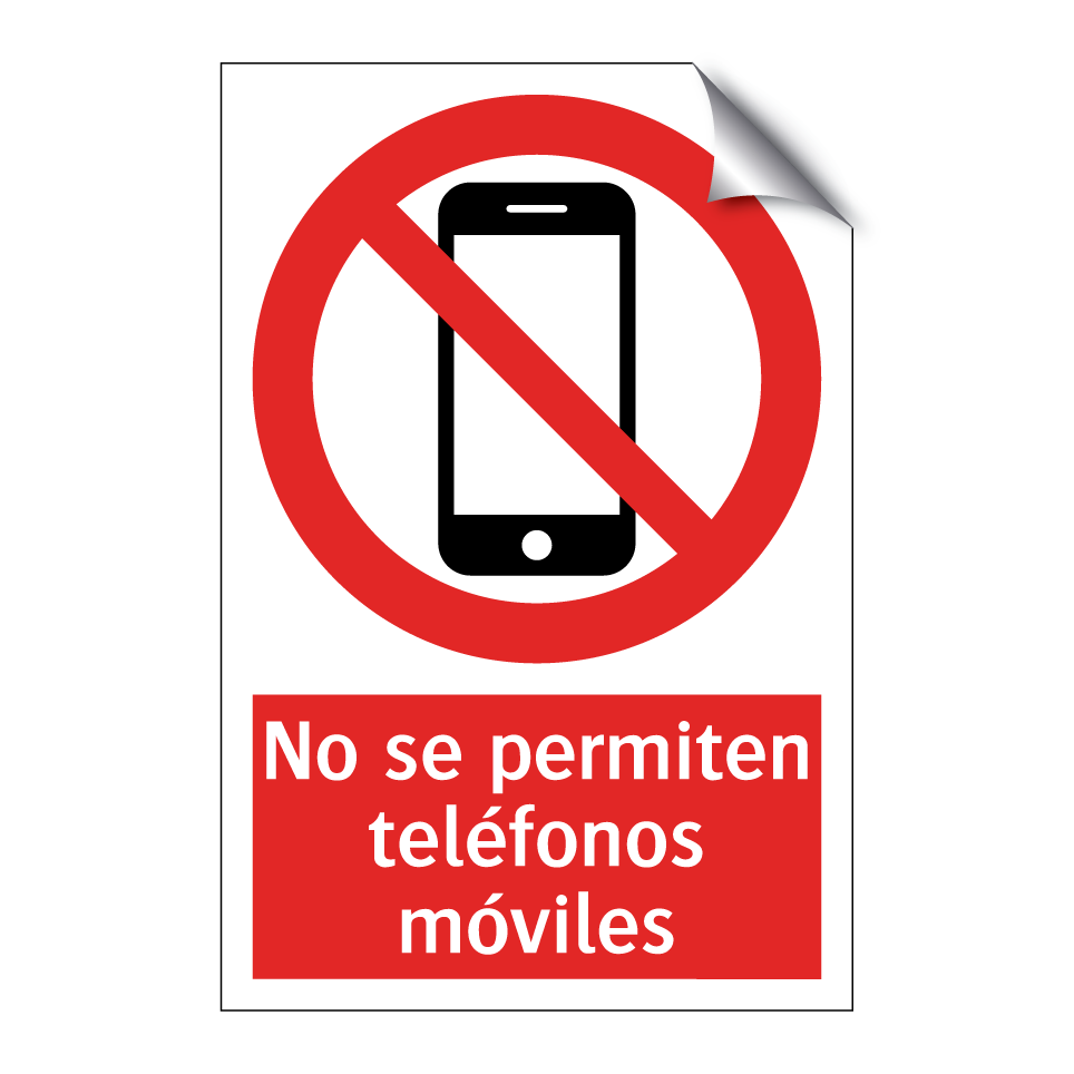 No se permiten teléfonos móviles