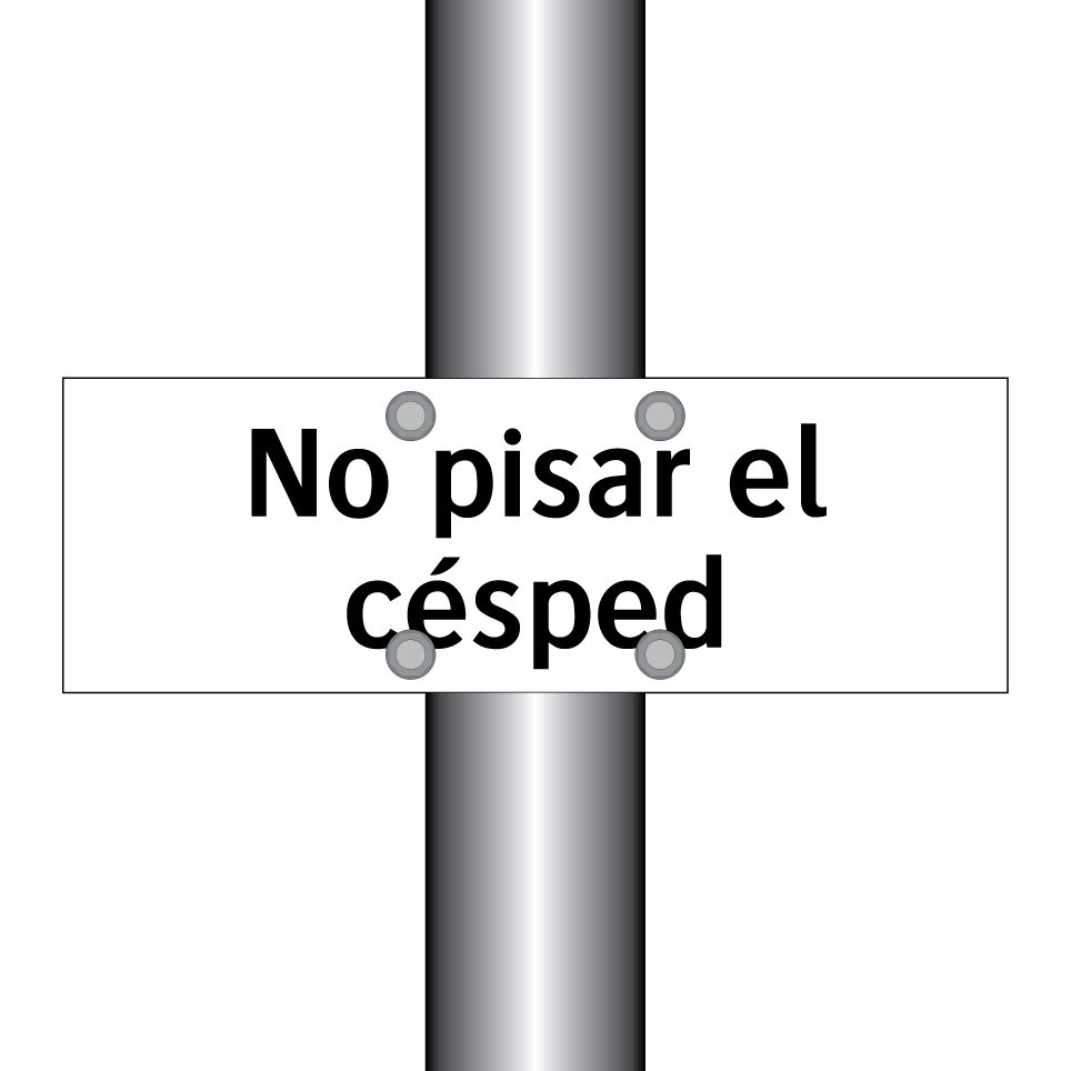 No pisar el césped