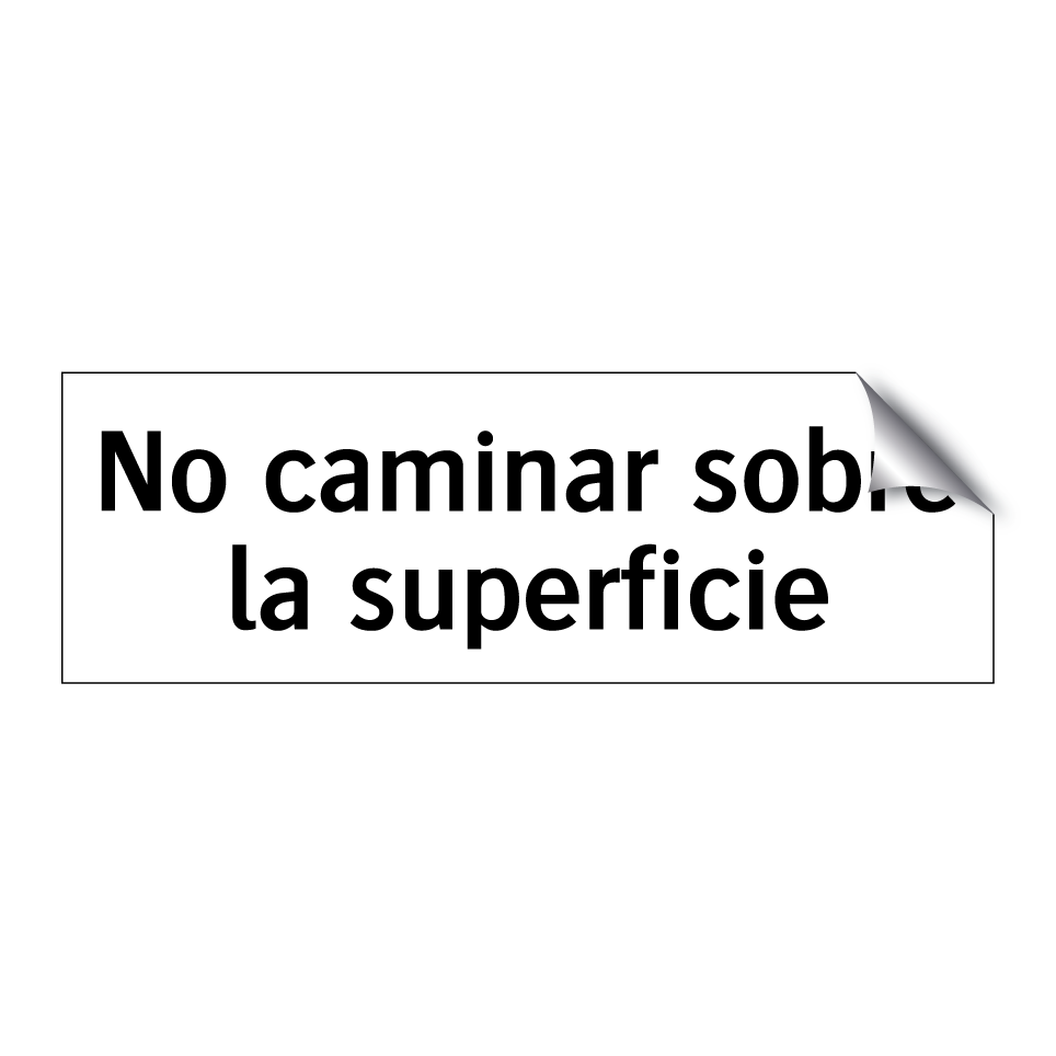 No caminar sobre la superficie
