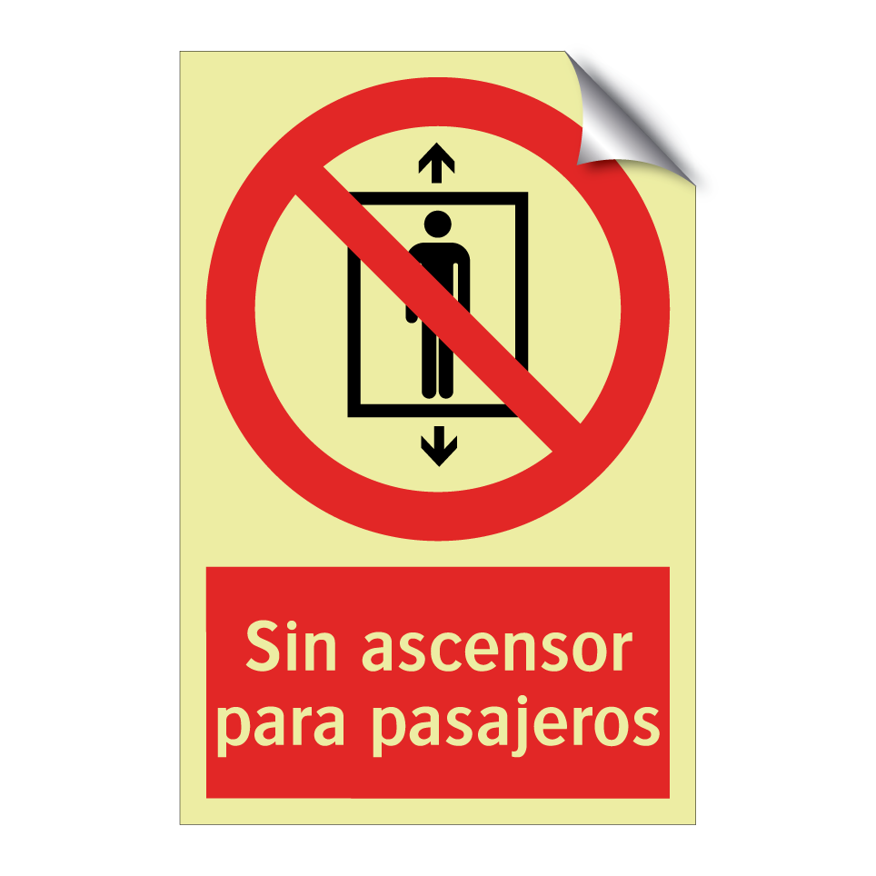 Sin ascensor para pasajeros