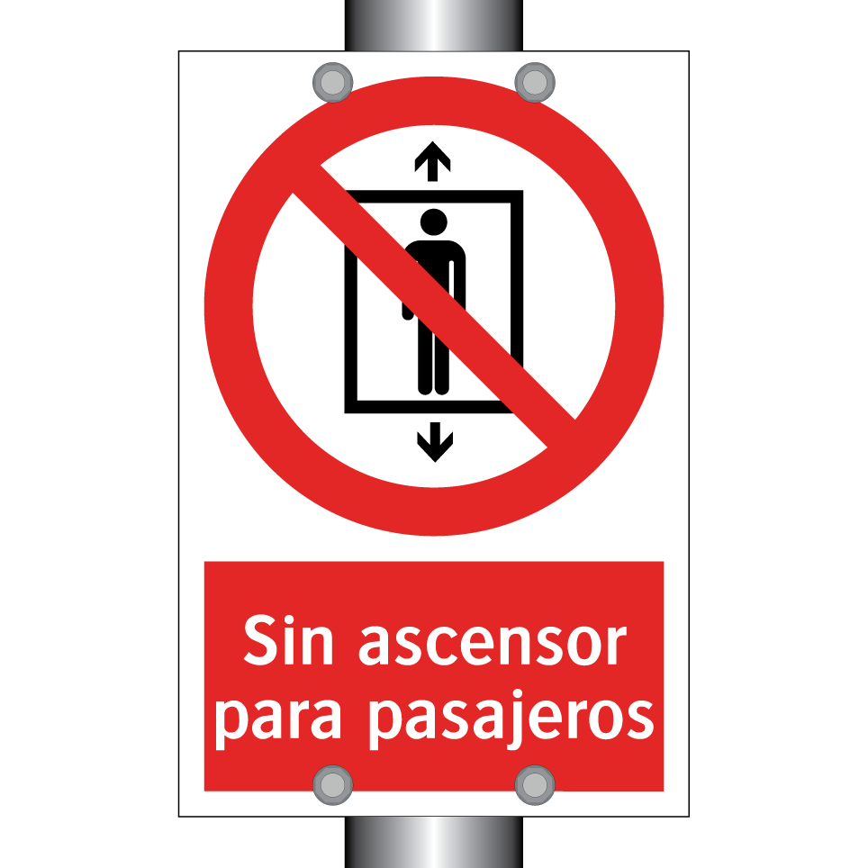 Sin ascensor para pasajeros