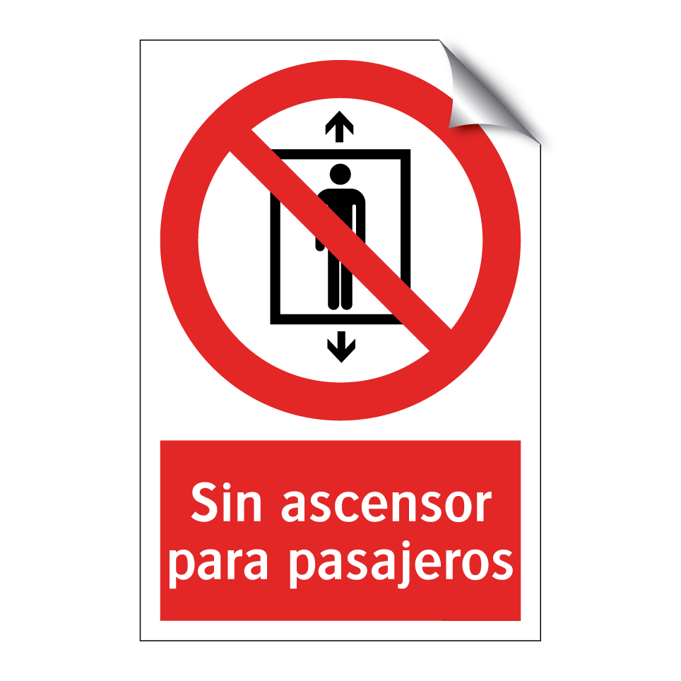 Sin ascensor para pasajeros