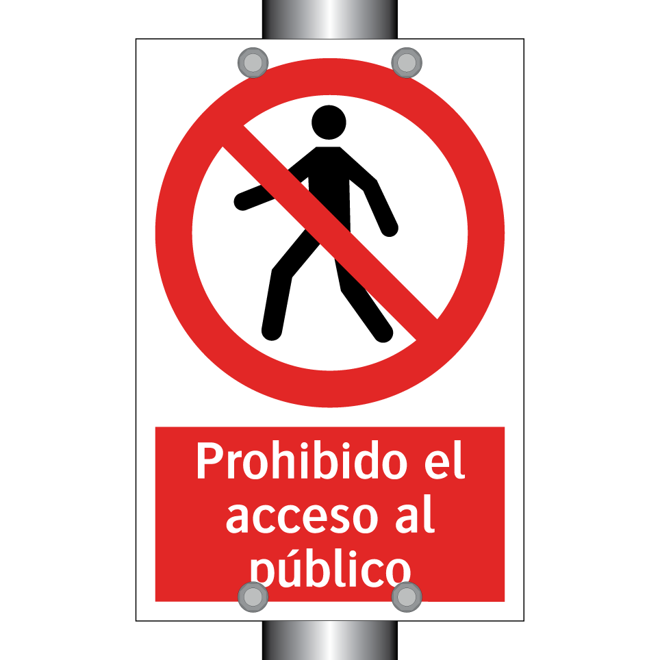 Prohibido el acceso al público