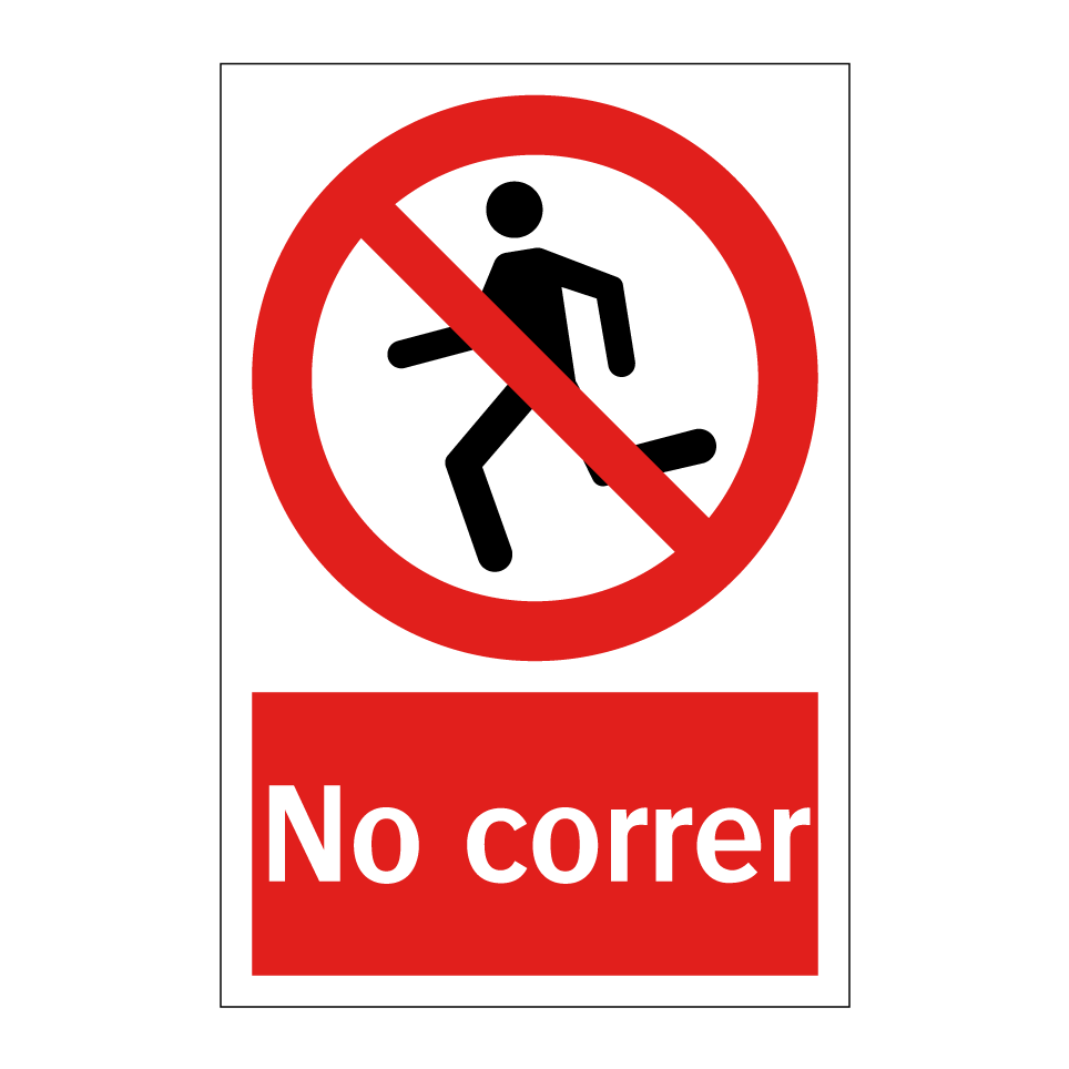 No correr