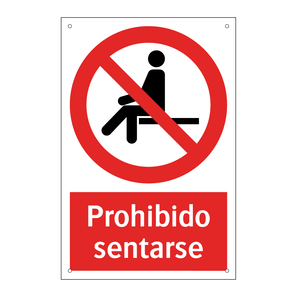 Prohibido sentarse