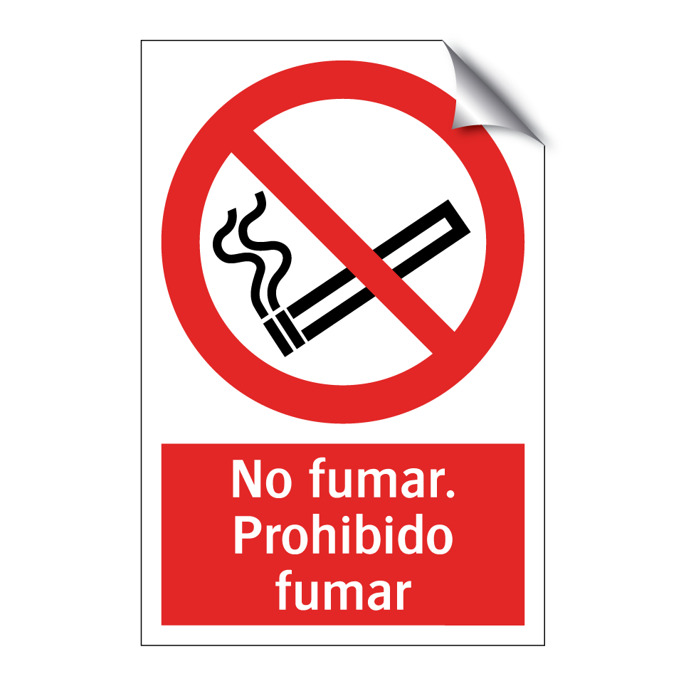 No fumar. Prohibido fumar