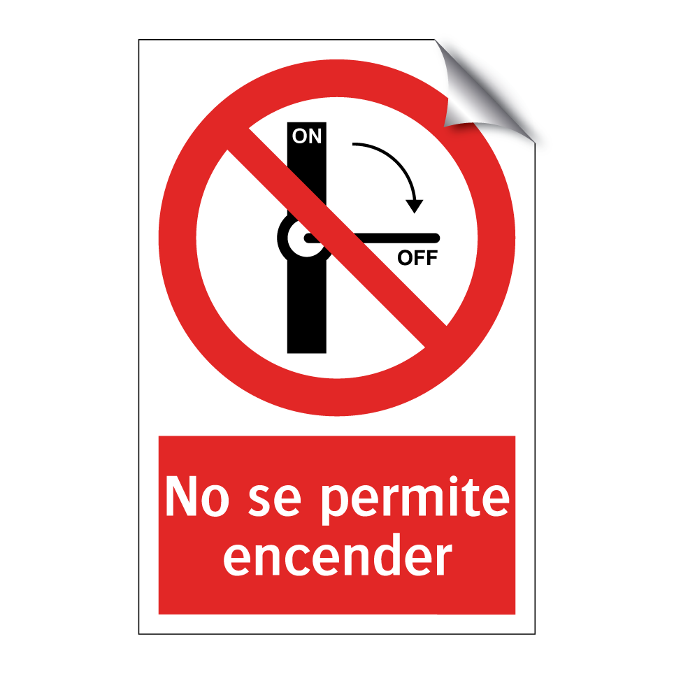 No se permite encender