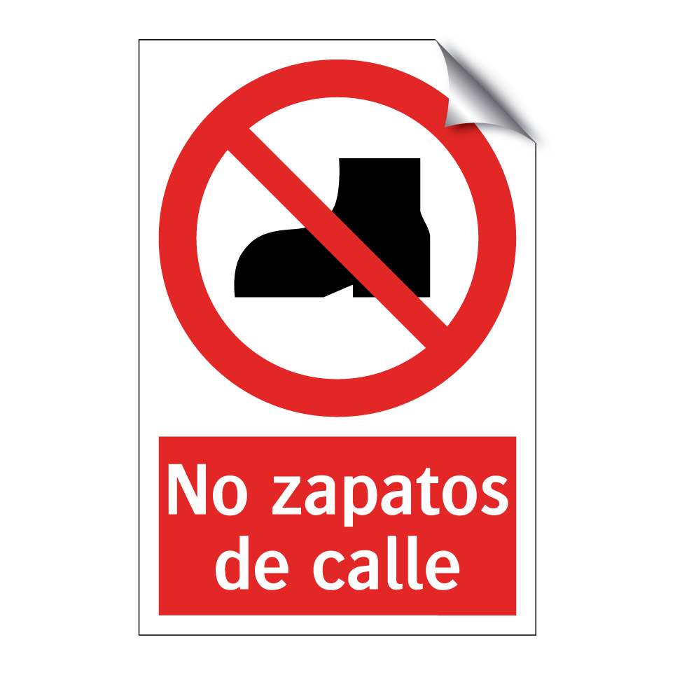 No zapatos de calle