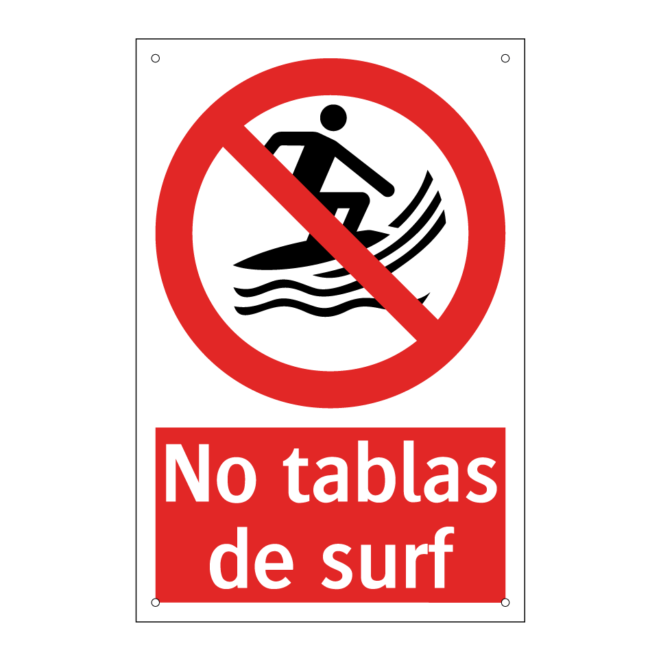 No tablas de surf