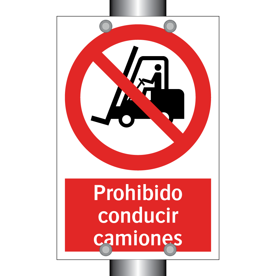 Prohibido conducir camiones