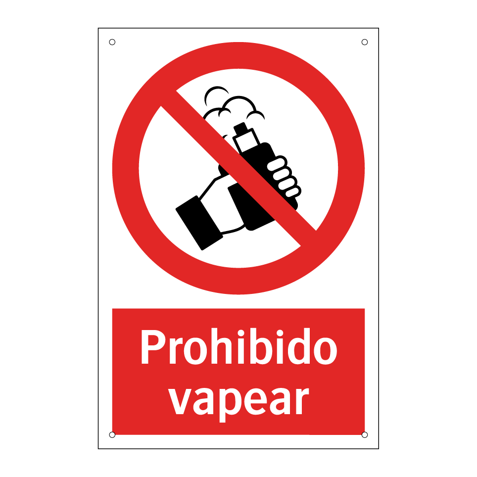 Prohibido vapear