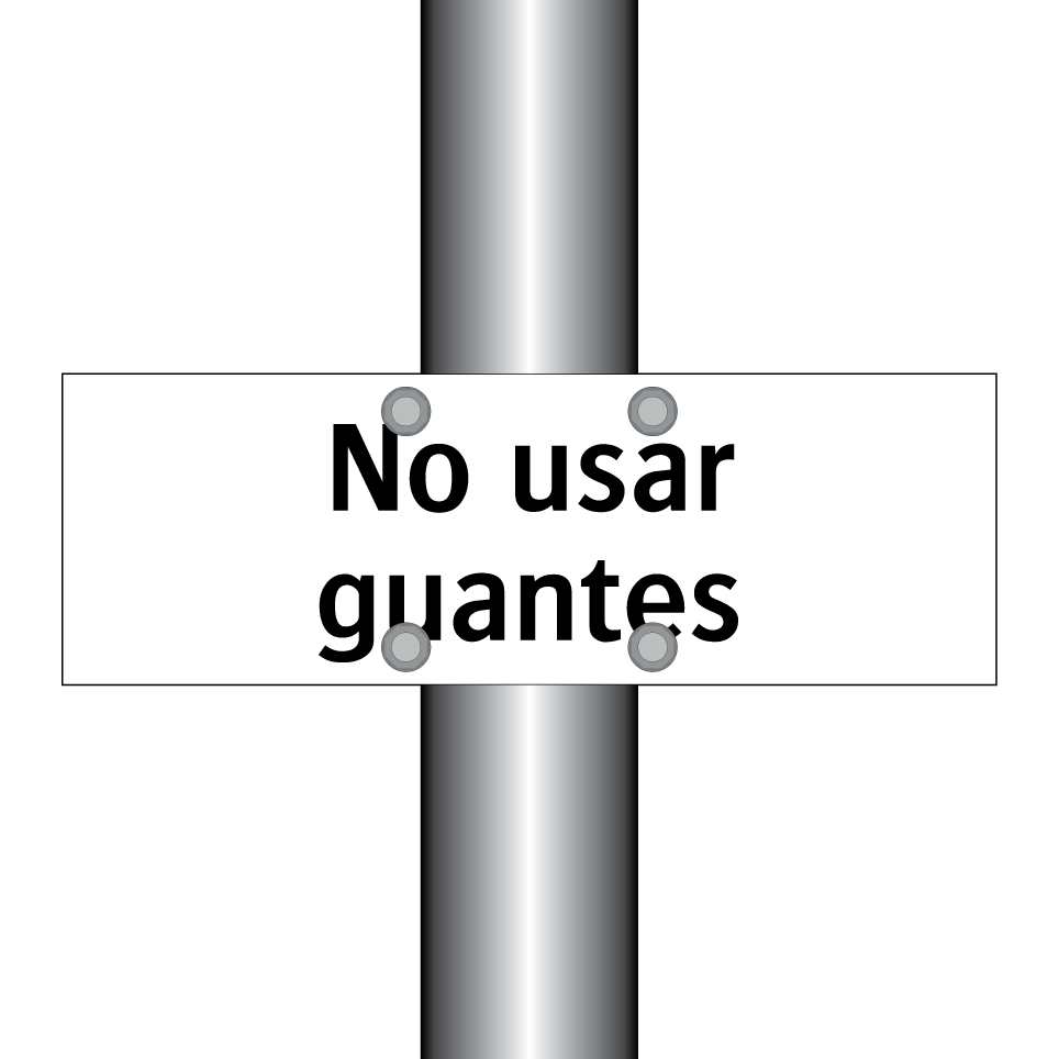 No usar guantes