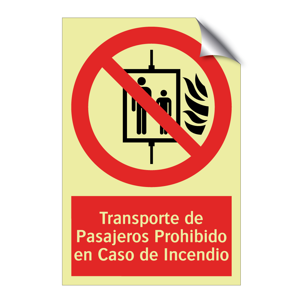 Transporte de Pasajeros Prohibido en Caso de Incendio