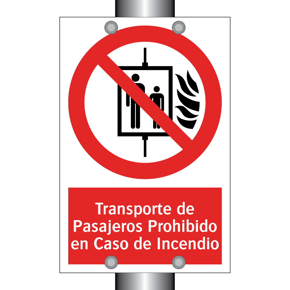 Transporte de Pasajeros Prohibido en Caso de Incendio