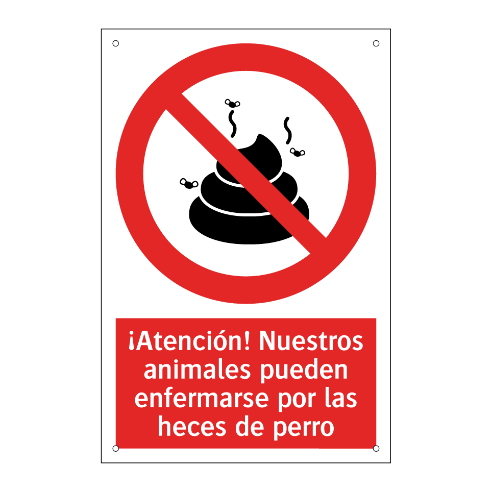 ¡Atención! Nuestros animales pueden enfermarse por las heces de perro