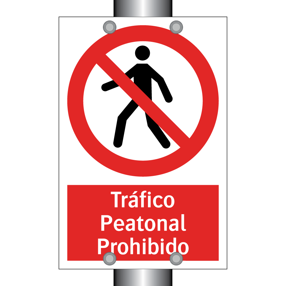 Tráfico Peatonal Prohibido