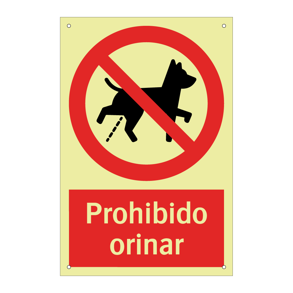 Prohibido orinar