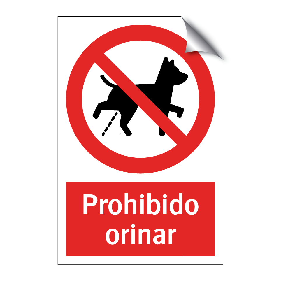 Prohibido orinar