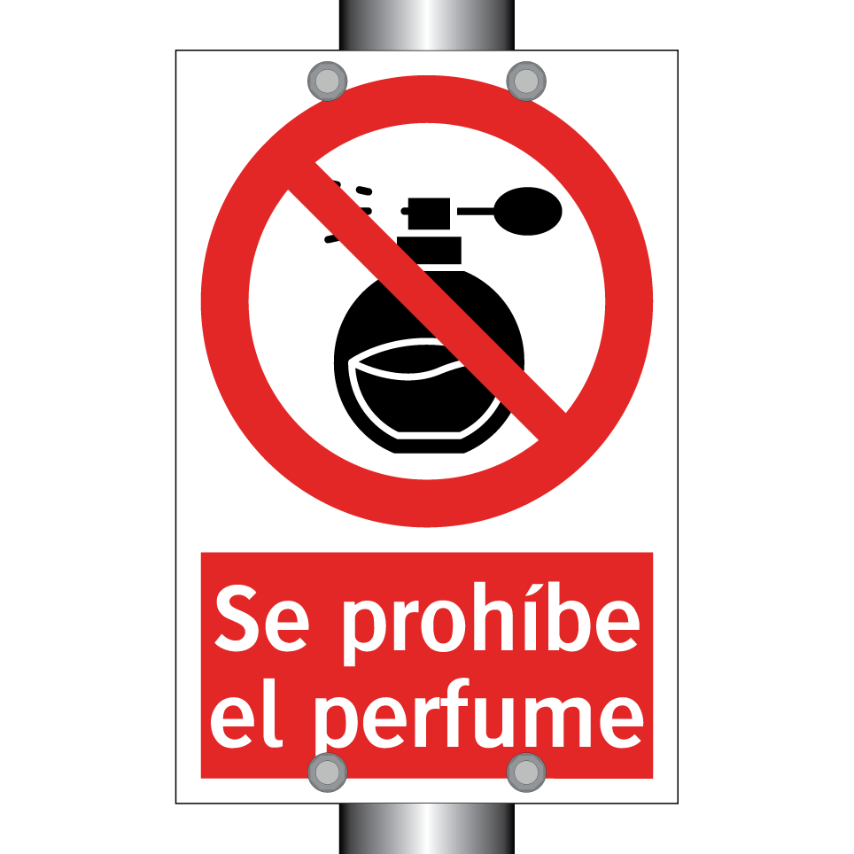 Se prohíbe el perfume