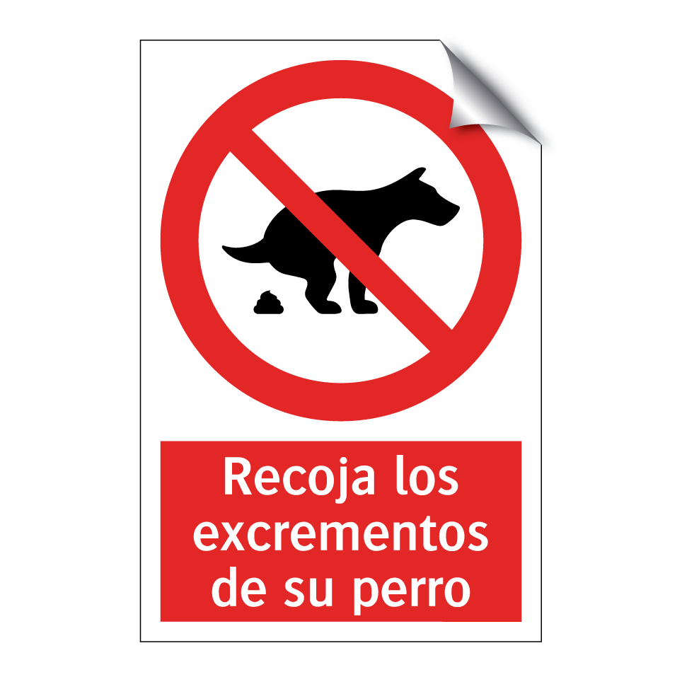 Recoja los excrementos de su perro