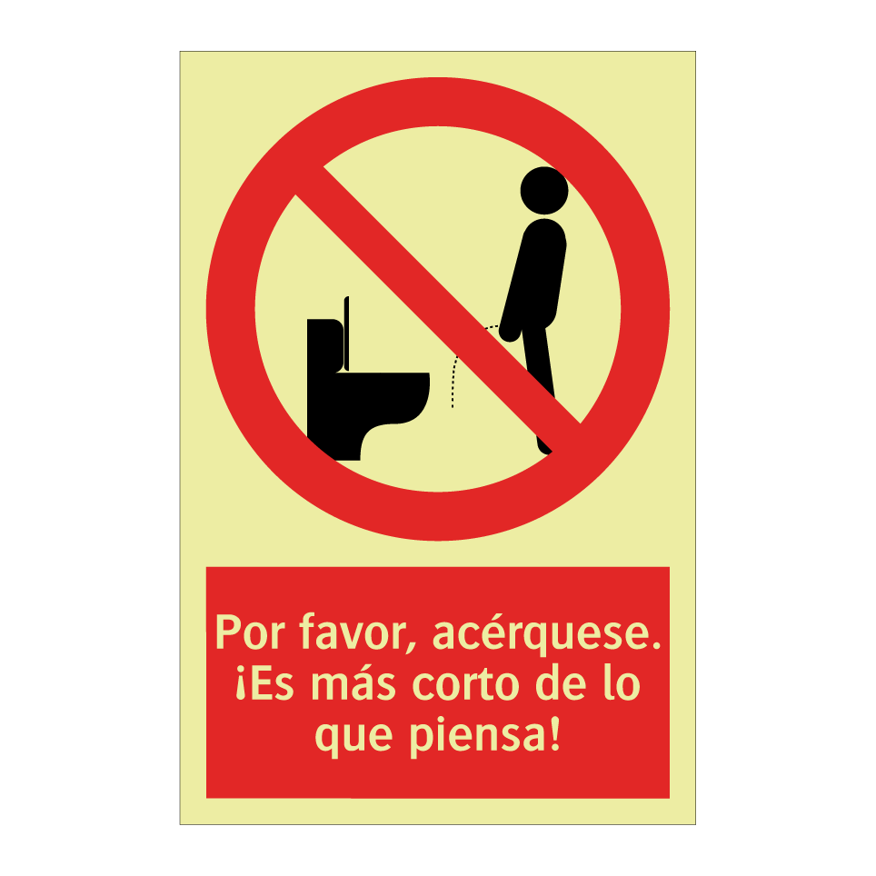 Por favor, acérquese. ¡Es más corto de lo que piensa!