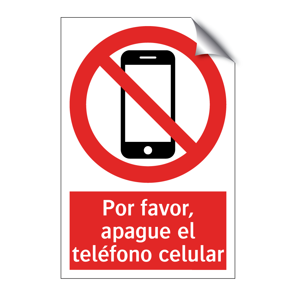 Por favor, apague el teléfono celular