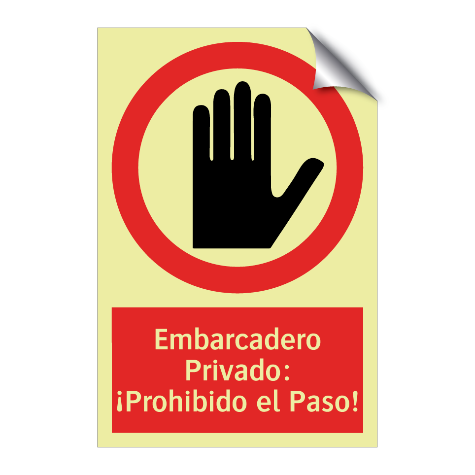 Embarcadero Privado: ¡Prohibido el Paso!