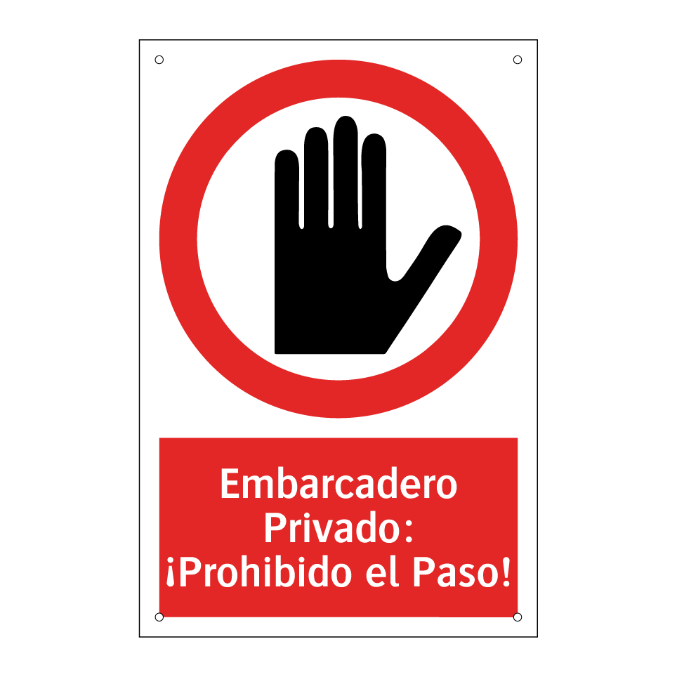 Embarcadero Privado: ¡Prohibido el Paso!