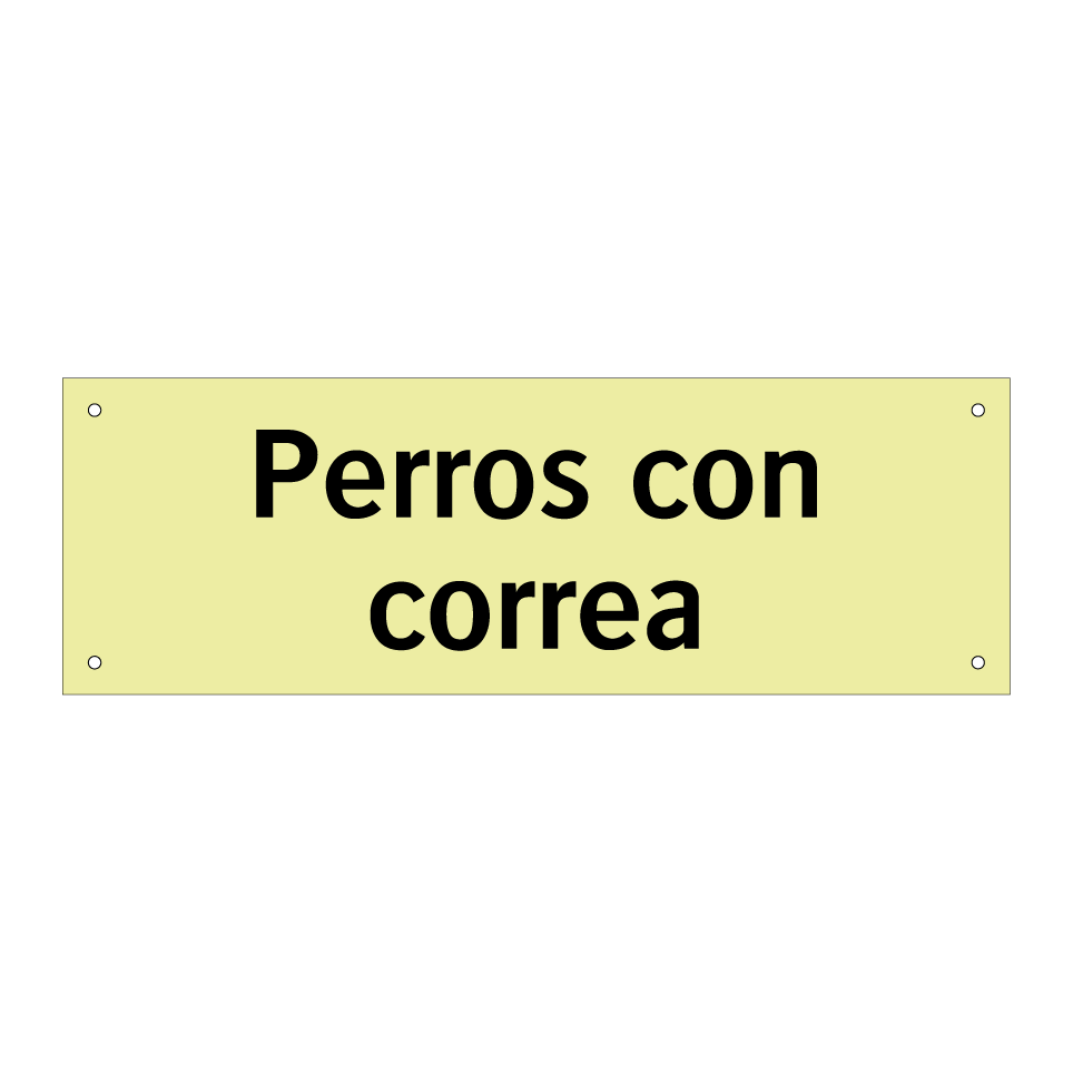 Perros con correa