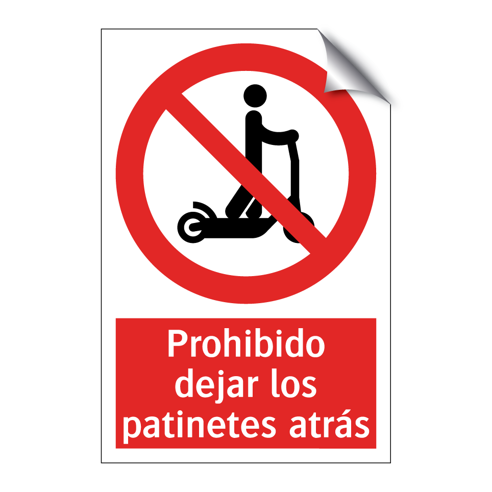 Prohibido dejar los patinetes atrás