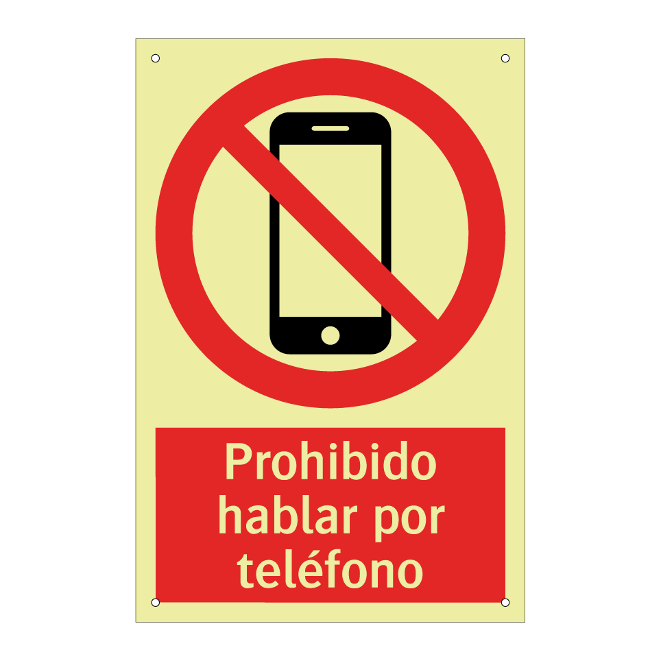 Prohibido hablar por teléfono