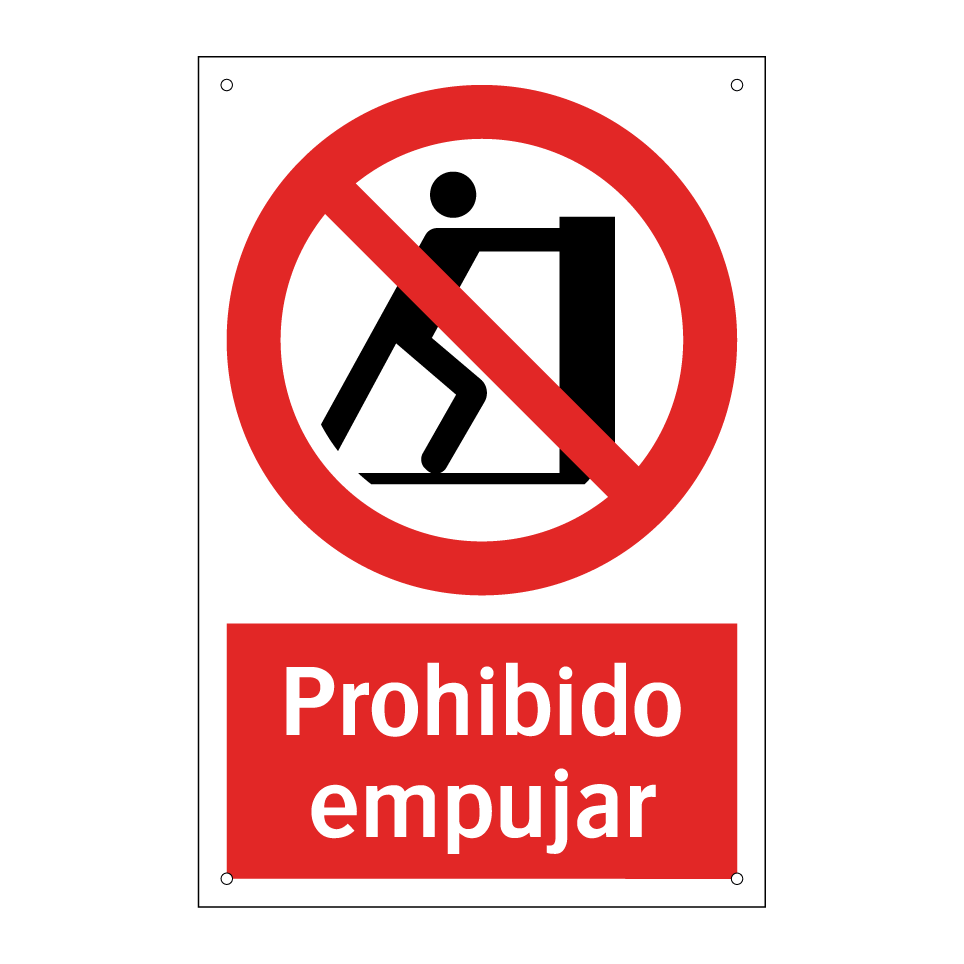 Prohibido empujar