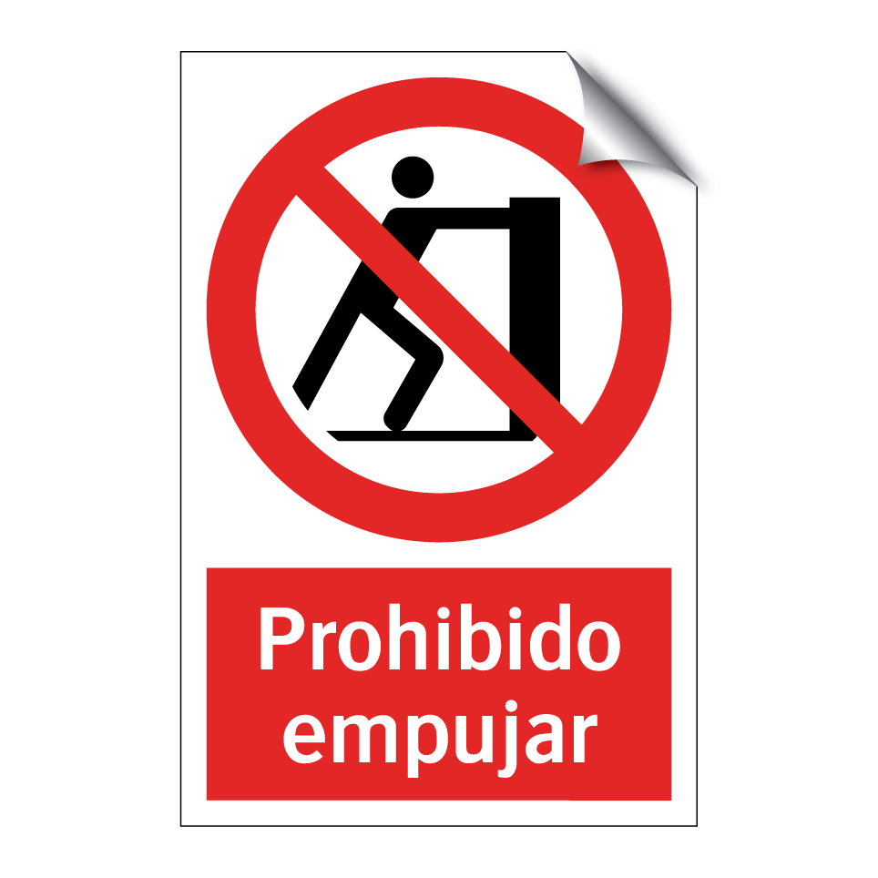 Prohibido empujar