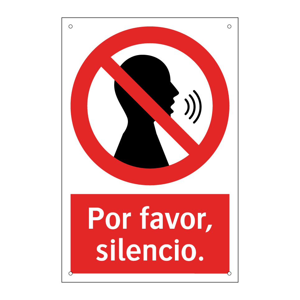 Por favor, silencio.