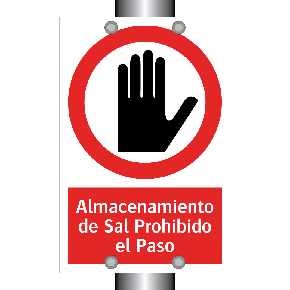 Almacenamiento de Sal Prohibido el Paso