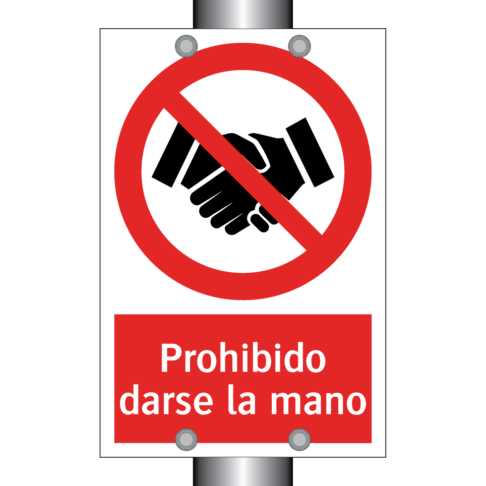 Prohibido darse la mano
