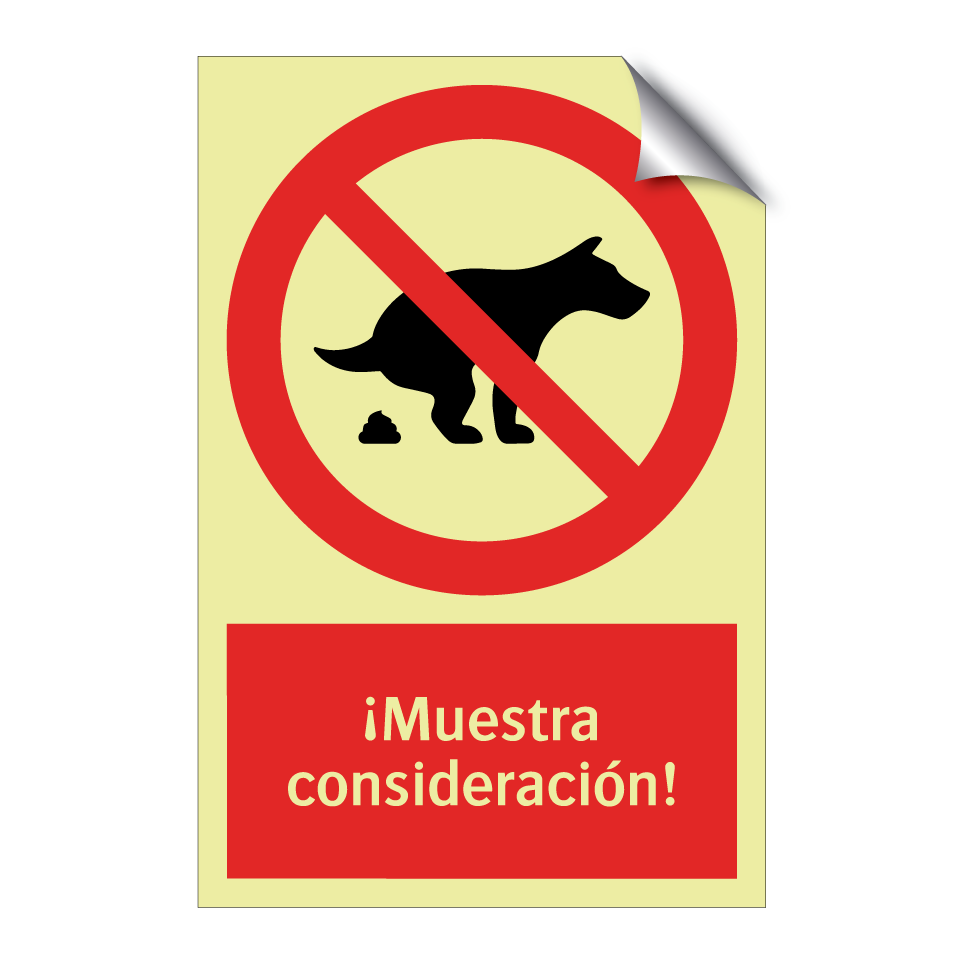 ¡Muestra consideración!