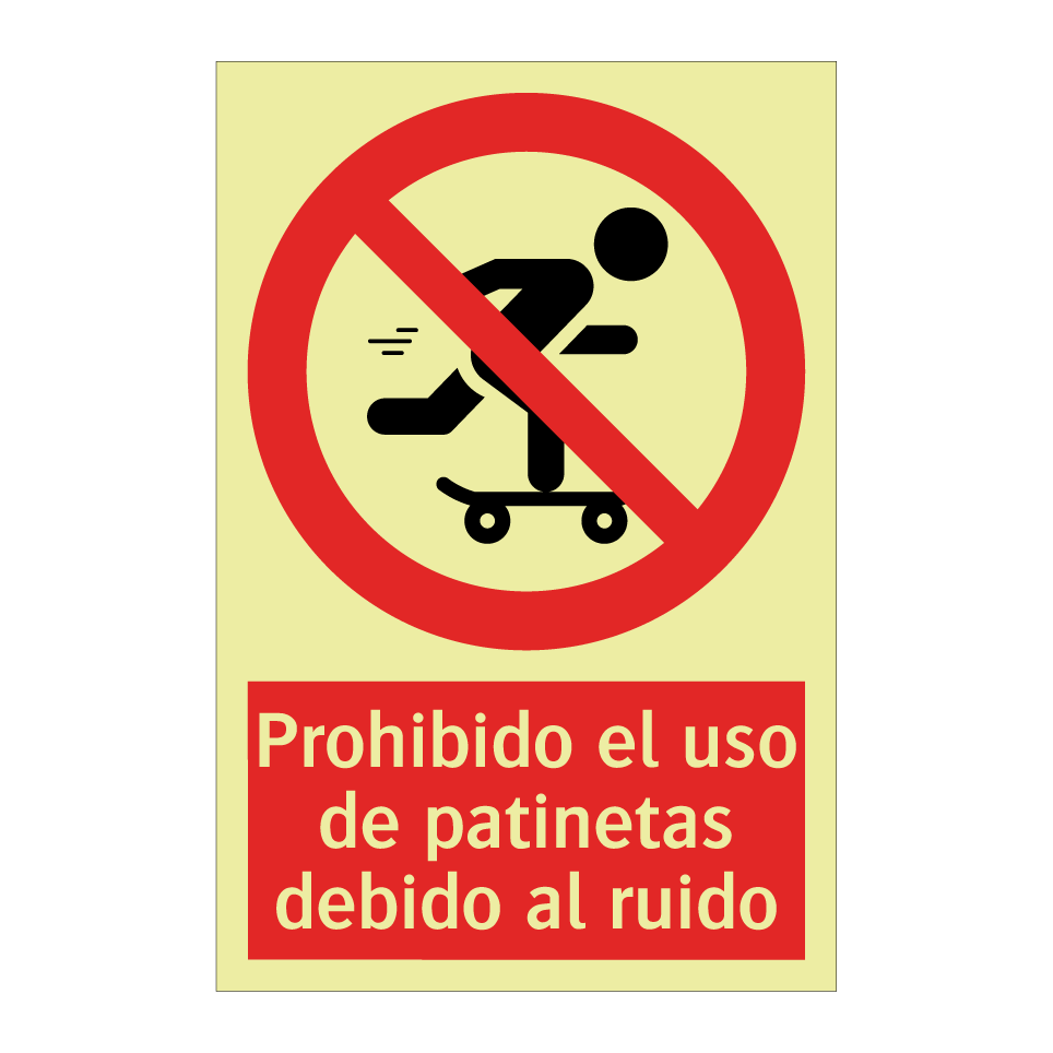 Prohibido el uso de patinetas debido al ruido