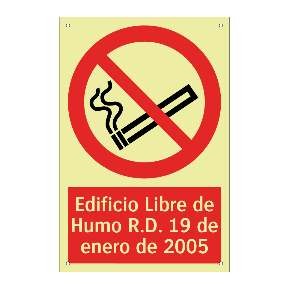 Edificio Libre de Humo R.D. 19 de enero de 2005