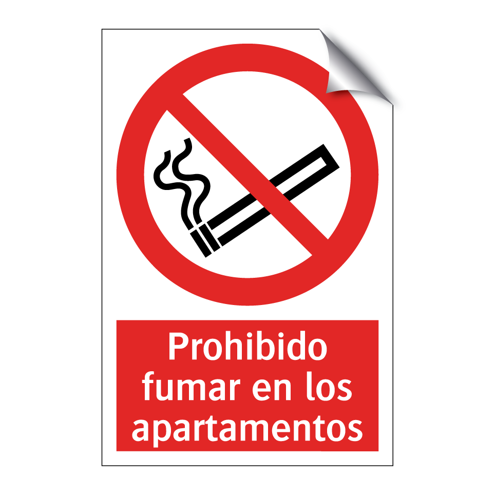 Prohibido fumar en los apartamentos
