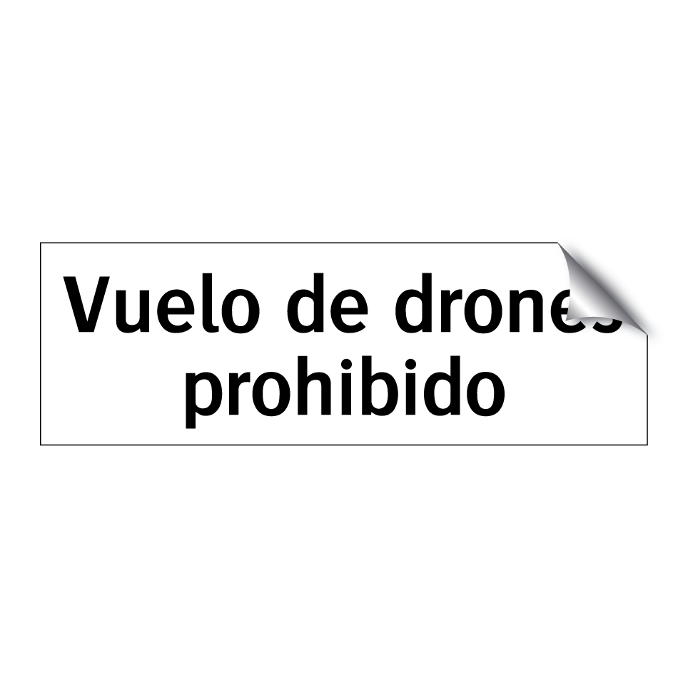 Vuelo de drones prohibido