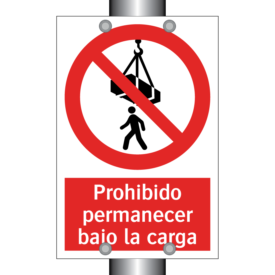 Prohibido permanecer bajo la carga