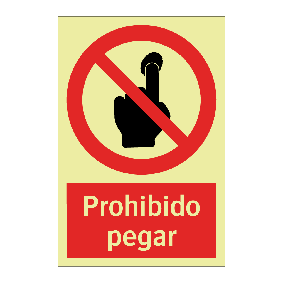 Prohibido pegar