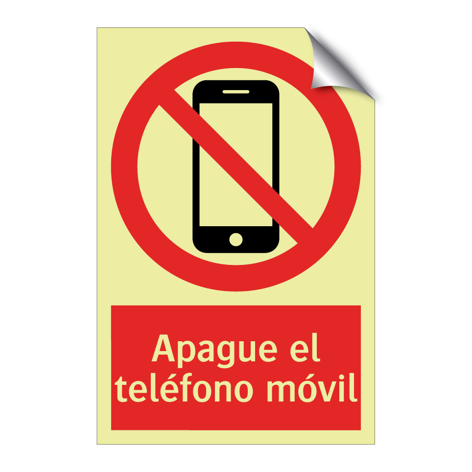 Apague el teléfono móvil
