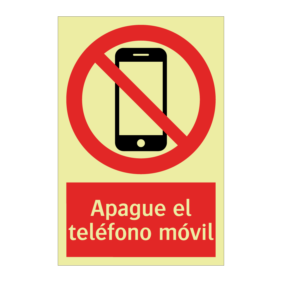 Apague el teléfono móvil