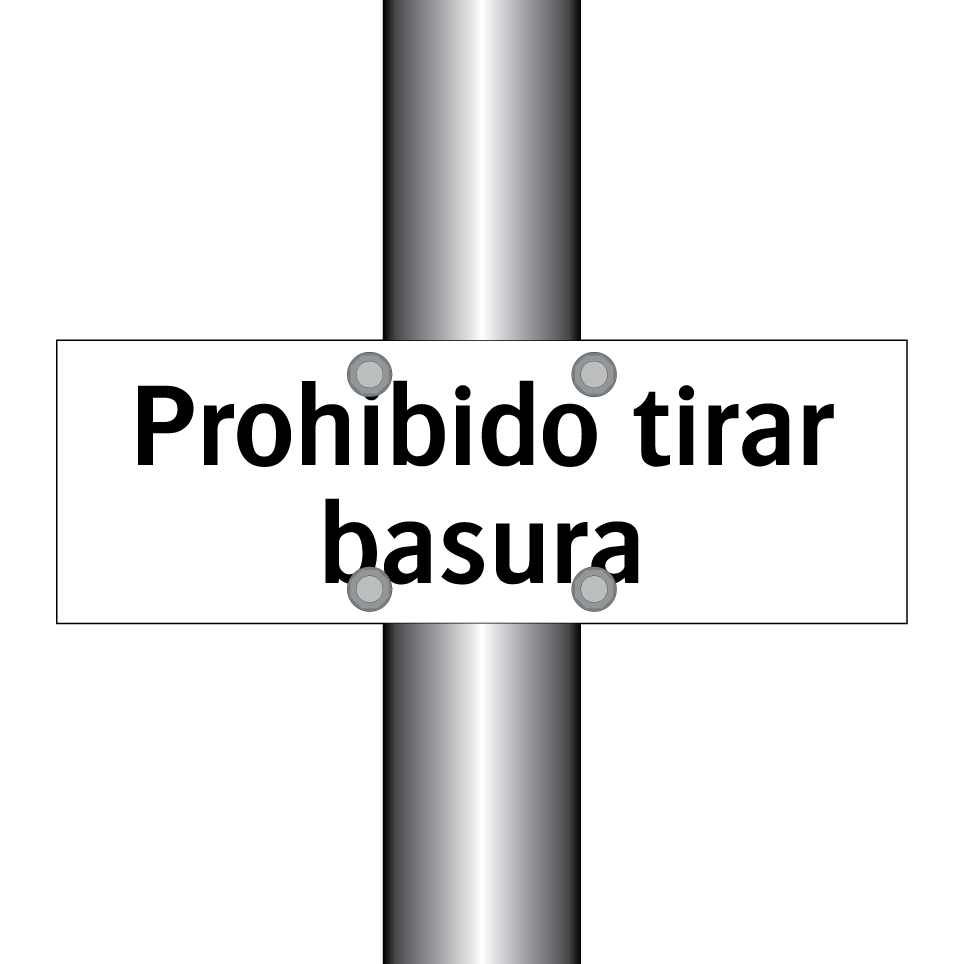 Prohibido tirar basura