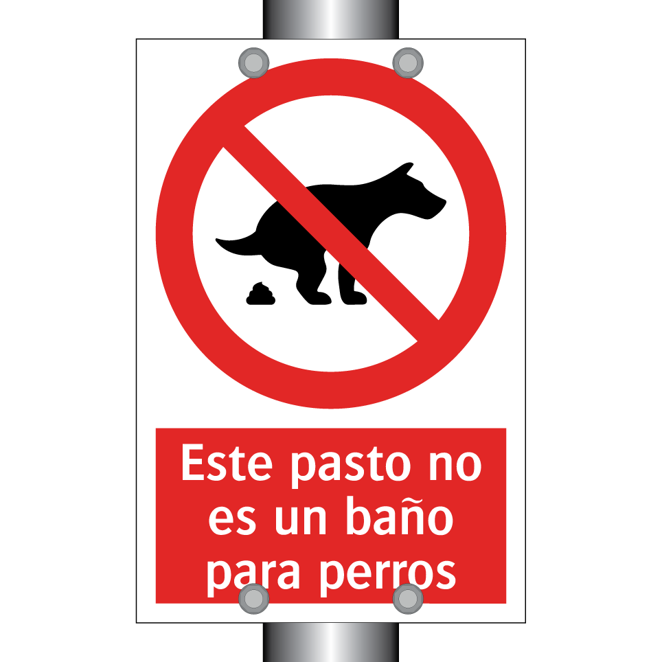 Este pasto no es un baño para perros