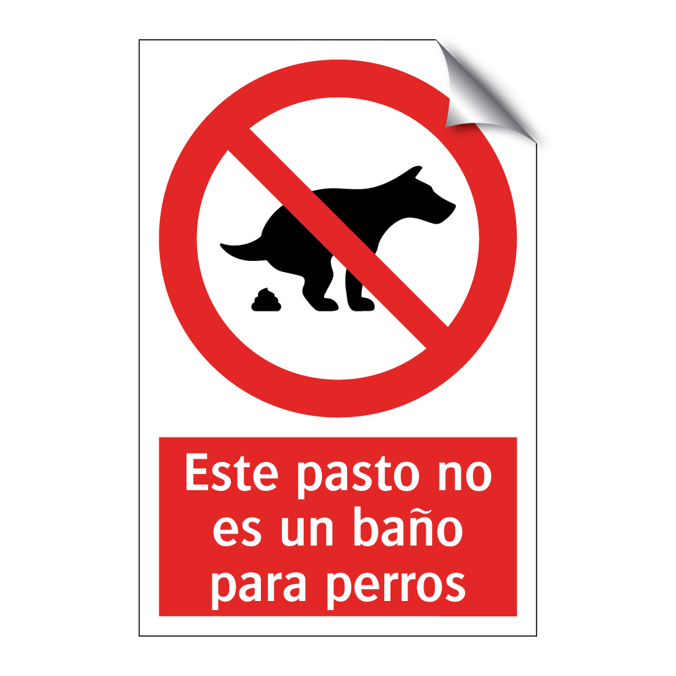 Este pasto no es un baño para perros